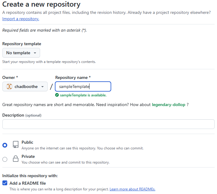 Required Fields